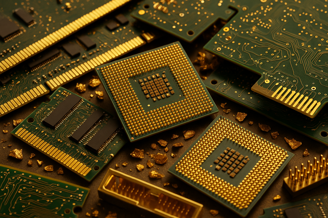 Step-by-Step Guide to Refining Gold from Electronics