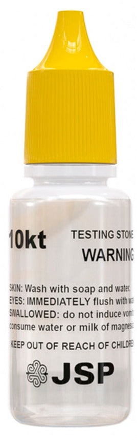 JSP 10K 14K 18K Gold Jewelry Acid Testing Kit Solutions Bottles Coins Bars Scrap Oro Appraise Checker