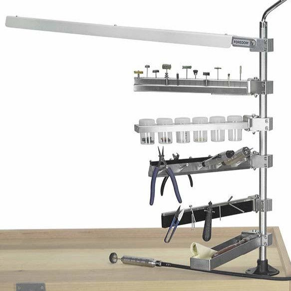 Bur Holder Arm Accessory for Foredom® Flex Shaft Stand Workbench System Pepetools