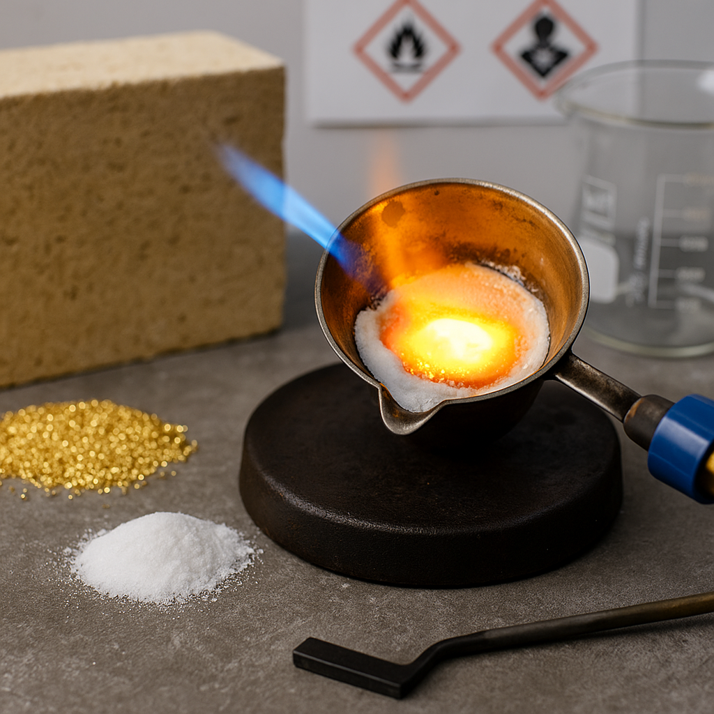 JSP Borax Acid for Gold Refining – 8 oz or 2 lb Jar | Flux for Melting & Oxidation Protection