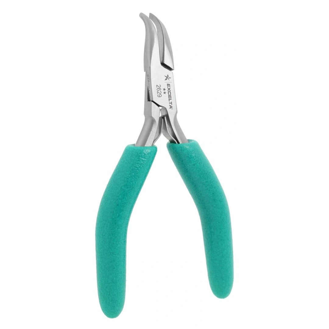 Grounded Bent Nose Pliers for Permanent Jewelry