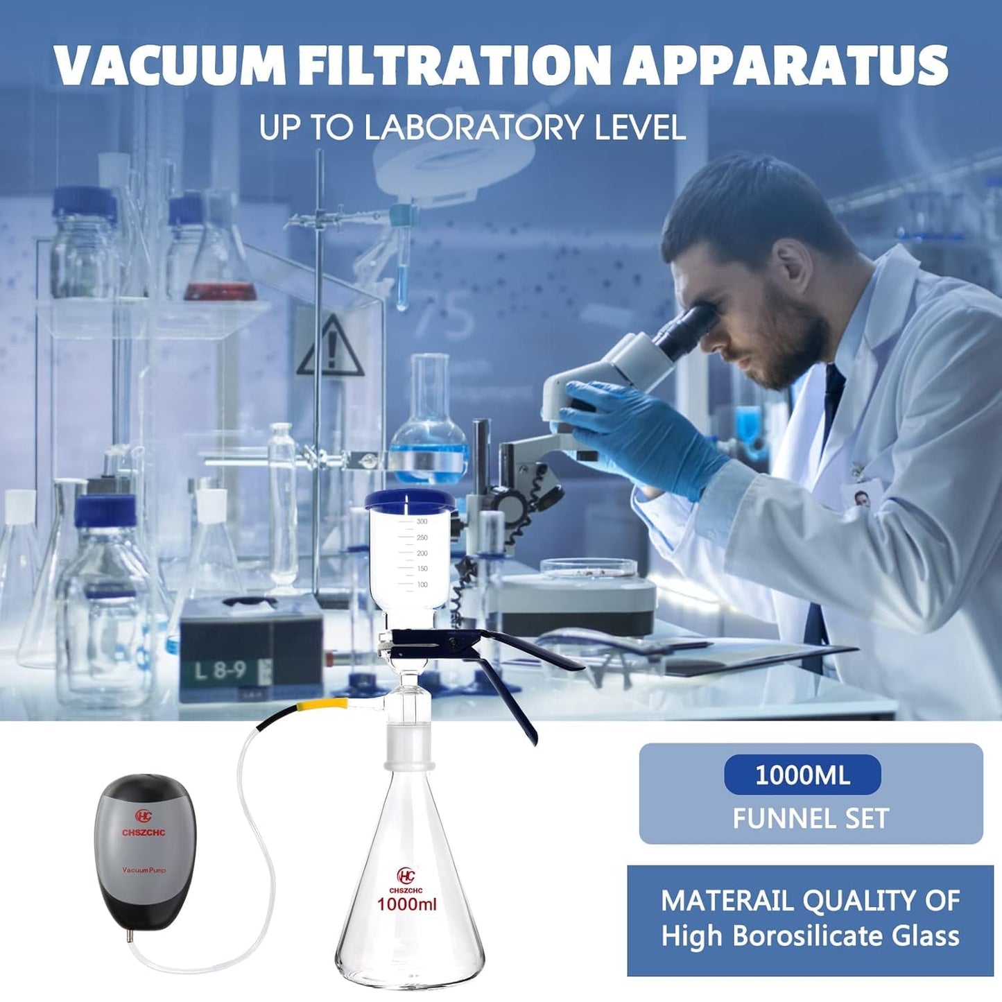 Complete Precious Metal Filtration Kit – Vacuum Filtration System + 94mm Filter Papers