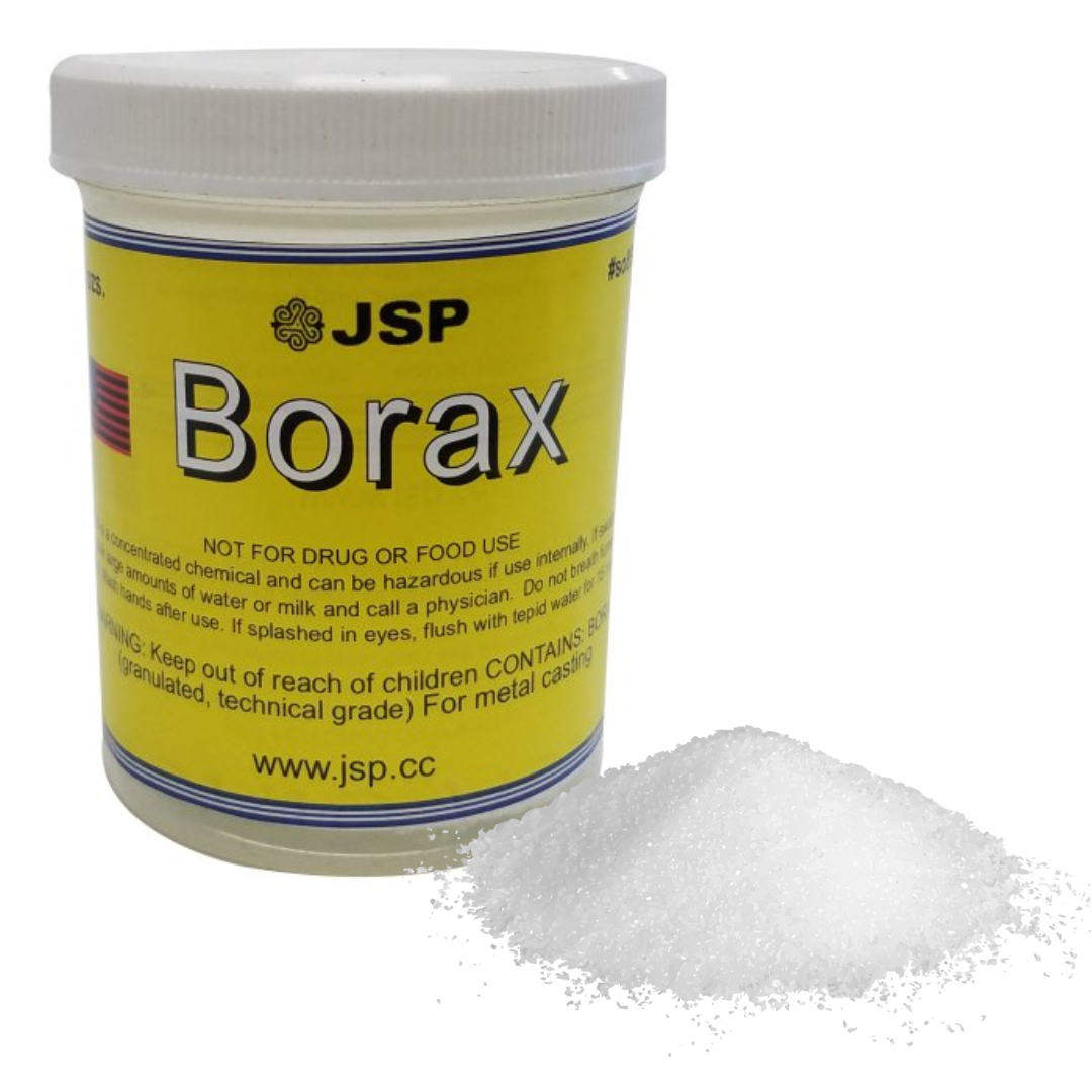 JSP Borax Acid for Gold Refining – 8 oz or 2 lb Jar | Flux for Melting & Oxidation Protection