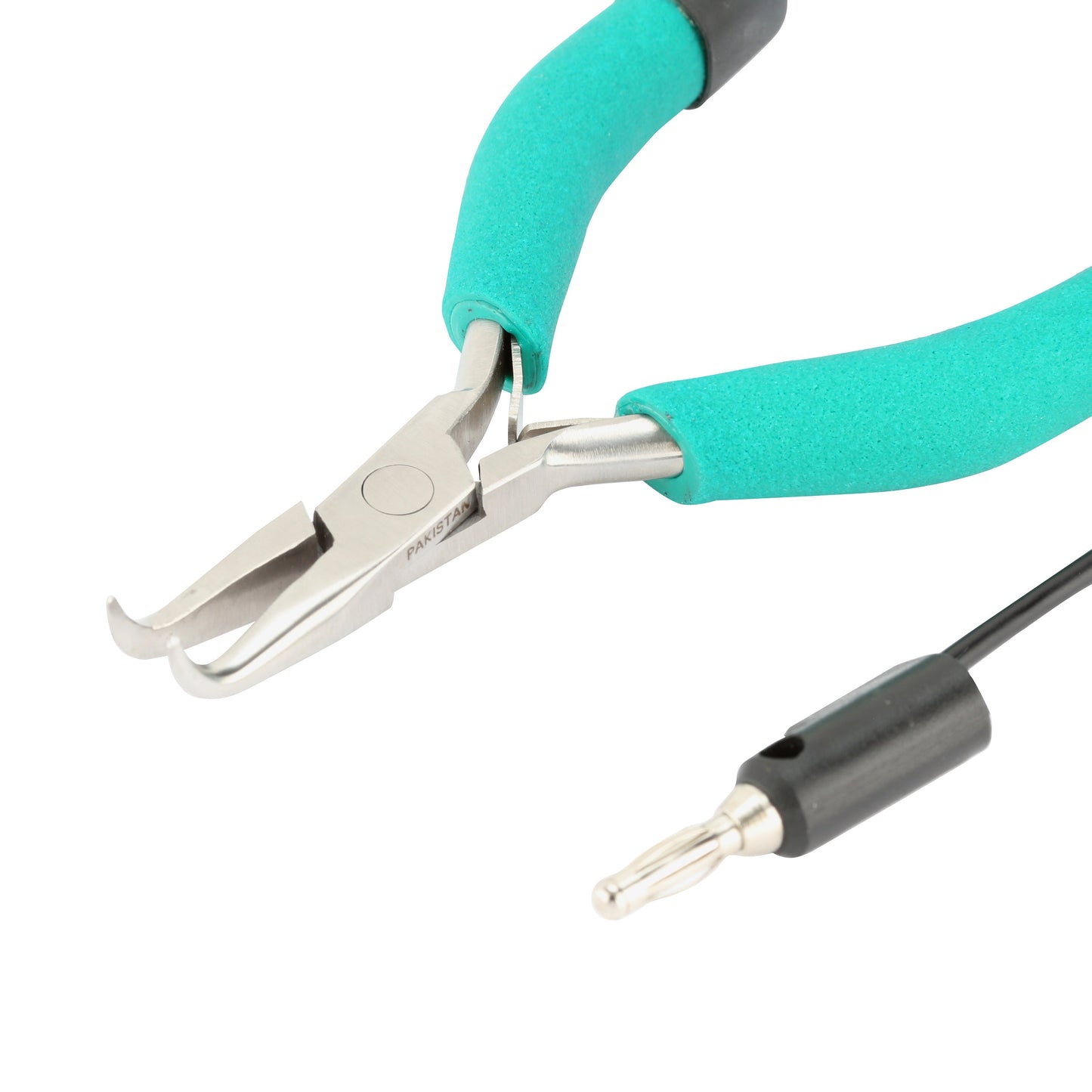 Grounded Bent Nose Pliers for Permanent Jewelry Pepetools