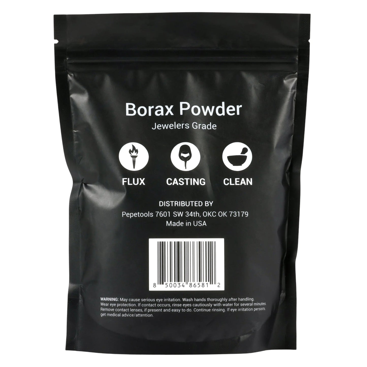 Borax by Bench Basics – Jeweler’s Grade (1lb) Pepetools