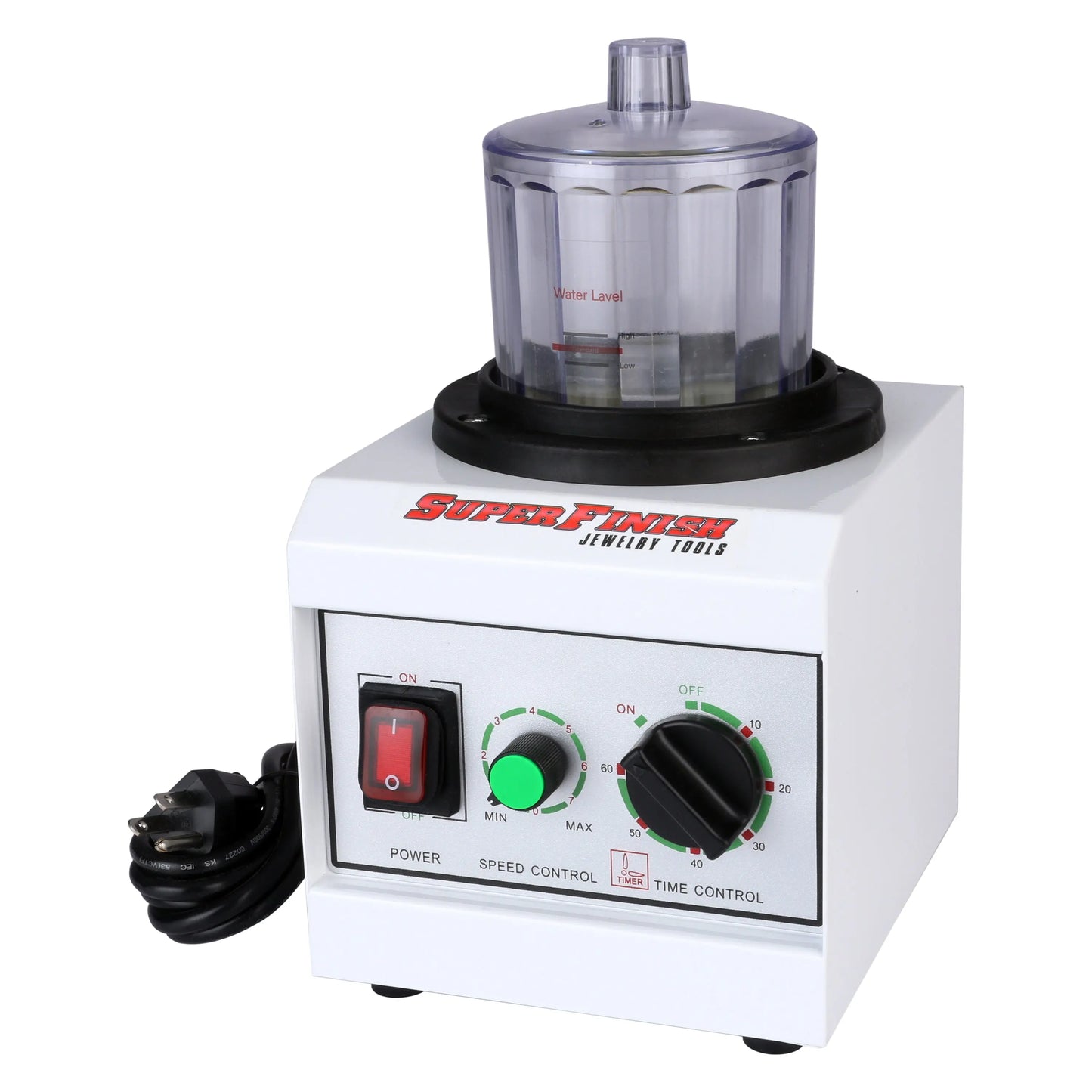 Super Mini Magnetic Jewelry Tumbler, Variable Speed, 4" Bowl, Pin Finisher Pepetools