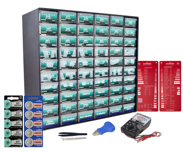 Murata’s Basic Watch Battery Starter Kit Pepetools
