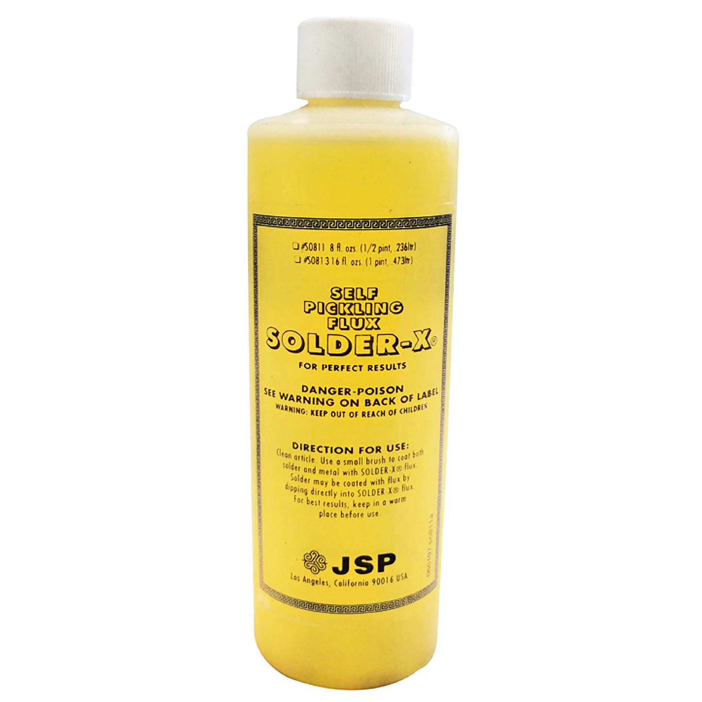 JSP SOLDER-X Self-Pickling Flux – Professional Jewelry Soldering for Gold, Silver & Platinum (8 oz) JSP