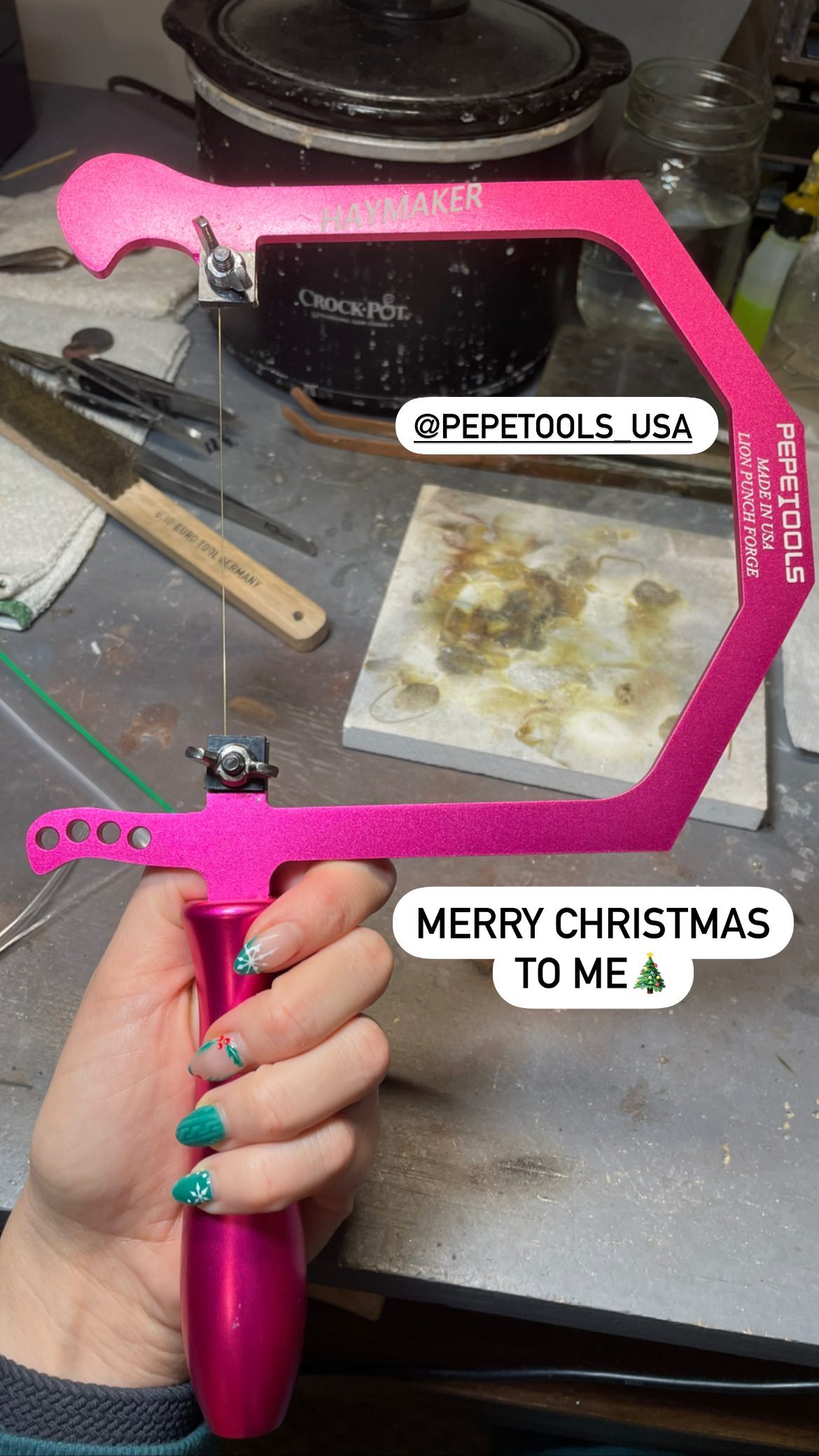 Haymaker Saw in Bright Pink, Special Edition Pepetools