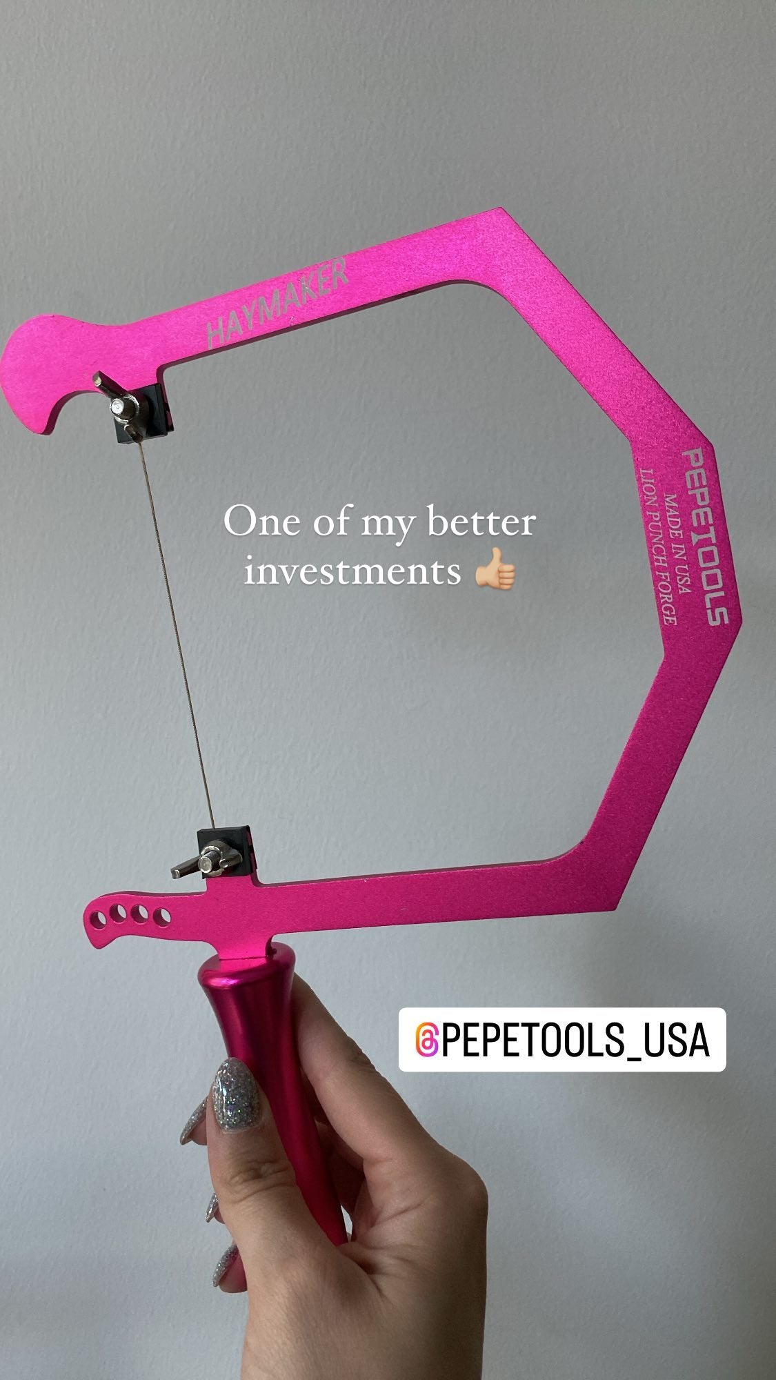 Haymaker Saw in Bright Pink, Special Edition