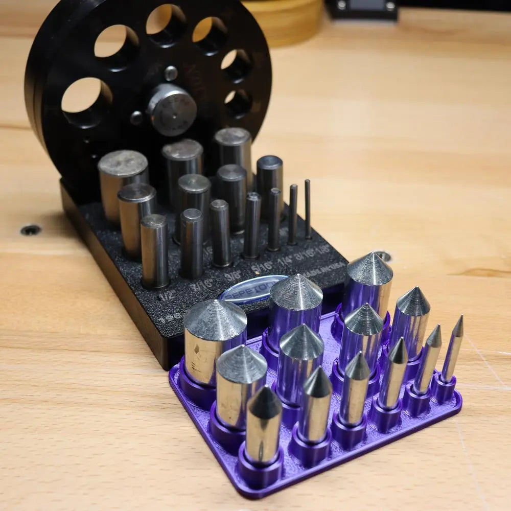 3D Printed Center Positioning Die Holder for Disc Cutter Pepetools