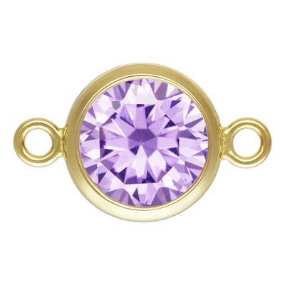 Birthstone Connectors, Gold Filled 14k, 4mm, For Permanent Jewelry Pepetools