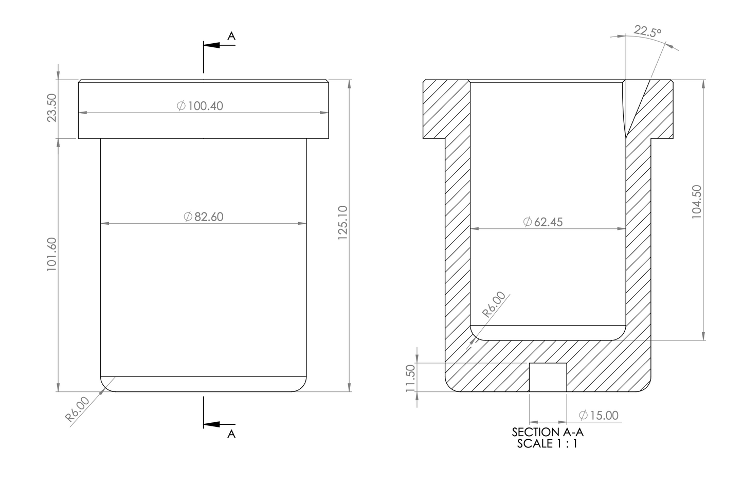 Graphite Crucible For Kerr Electro-Melt Furnace Pepetools