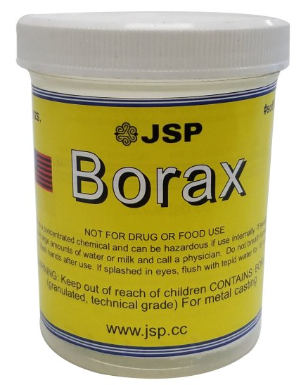 JSP Borax Acid for Gold Refining – 8 oz or 2 lb Jar | Flux for Melting & Oxidation Protection