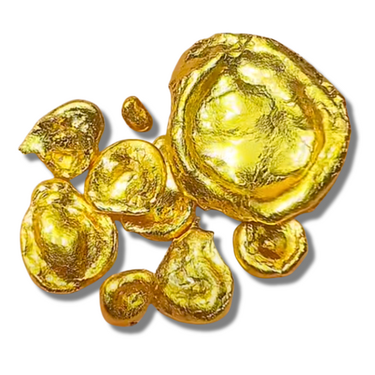 9.05 Grams of Solid 24K Gold Shot Form