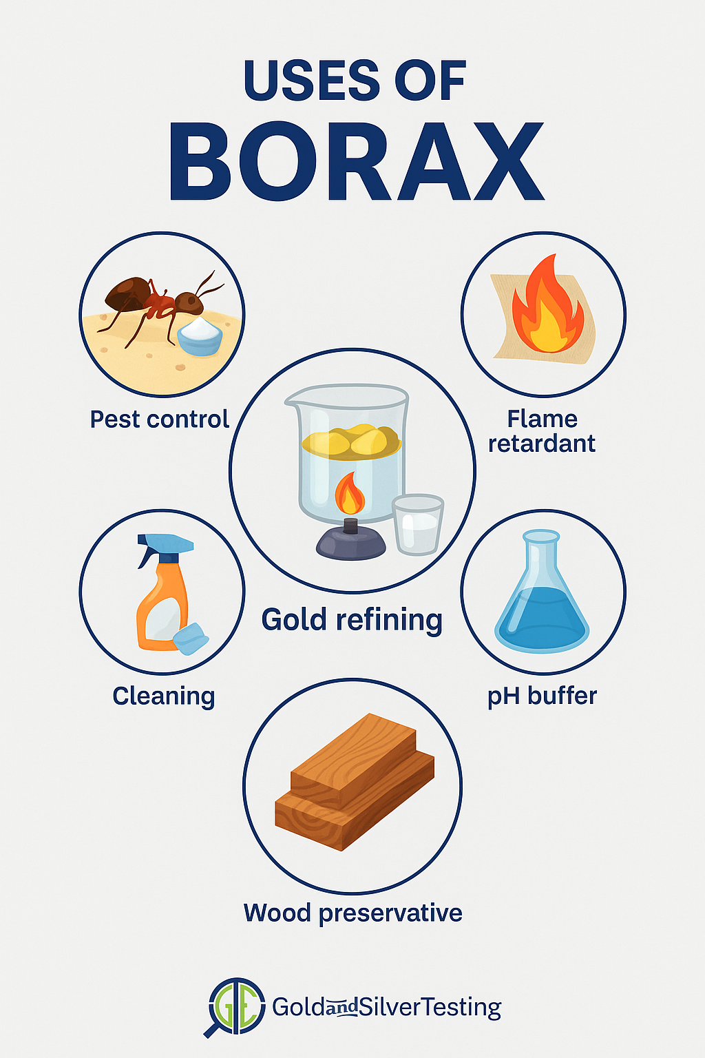 JSP Borax Acid for Gold Refining – 8 oz or 2 lb Jar | Flux for Melting & Oxidation Protection