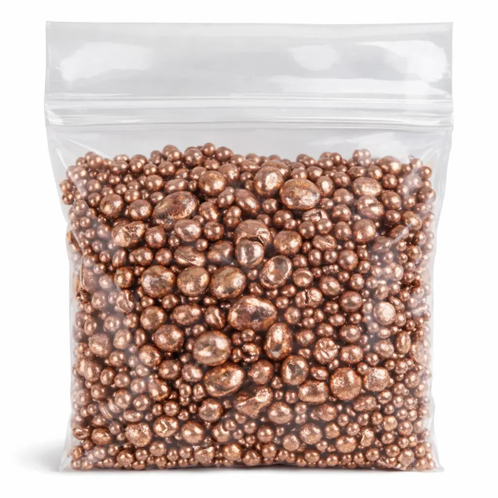 refining metal copper grain used for precious metal processing