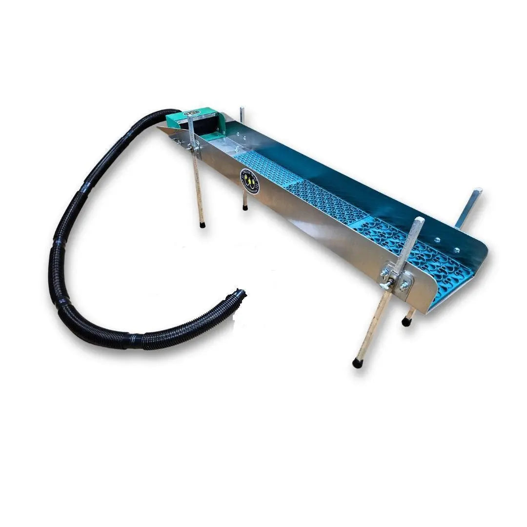 8X47 Power Sluice Box Kit with Dream Mat + 18" leg Kit | Gold Prospecting Equipmen Prospectors Dream