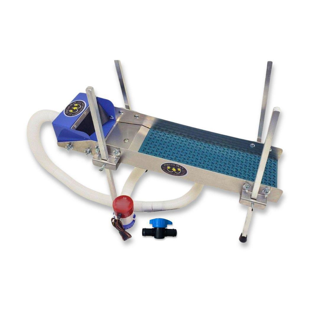 6X24 Power Sluice Box Kit with Dream Mat - 18" legs | Gold Prospecting Equipment
