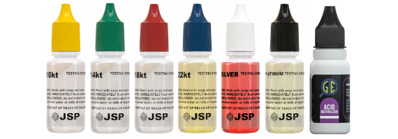 Gold Silver Jewelry Tester Appraisal Kit 10K 14K 18K 22K 24K Platinum Palladium Test Precious Metals 999 925 Scrap