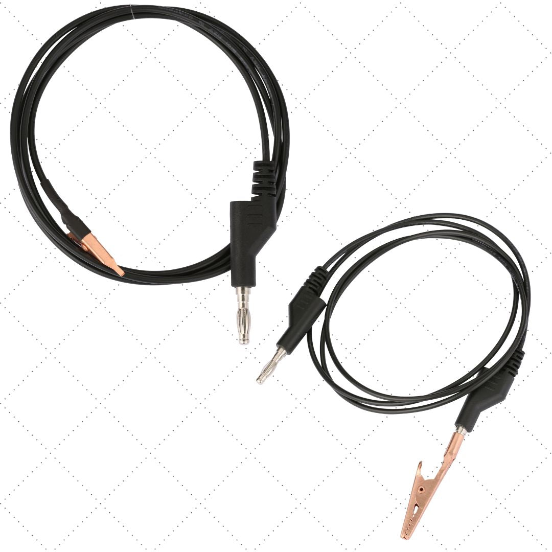 Grounding Clip on 3' Cord for Pulse Arc Welder, Alligator and Precision Style for Permanent Jewelry Pepetools
