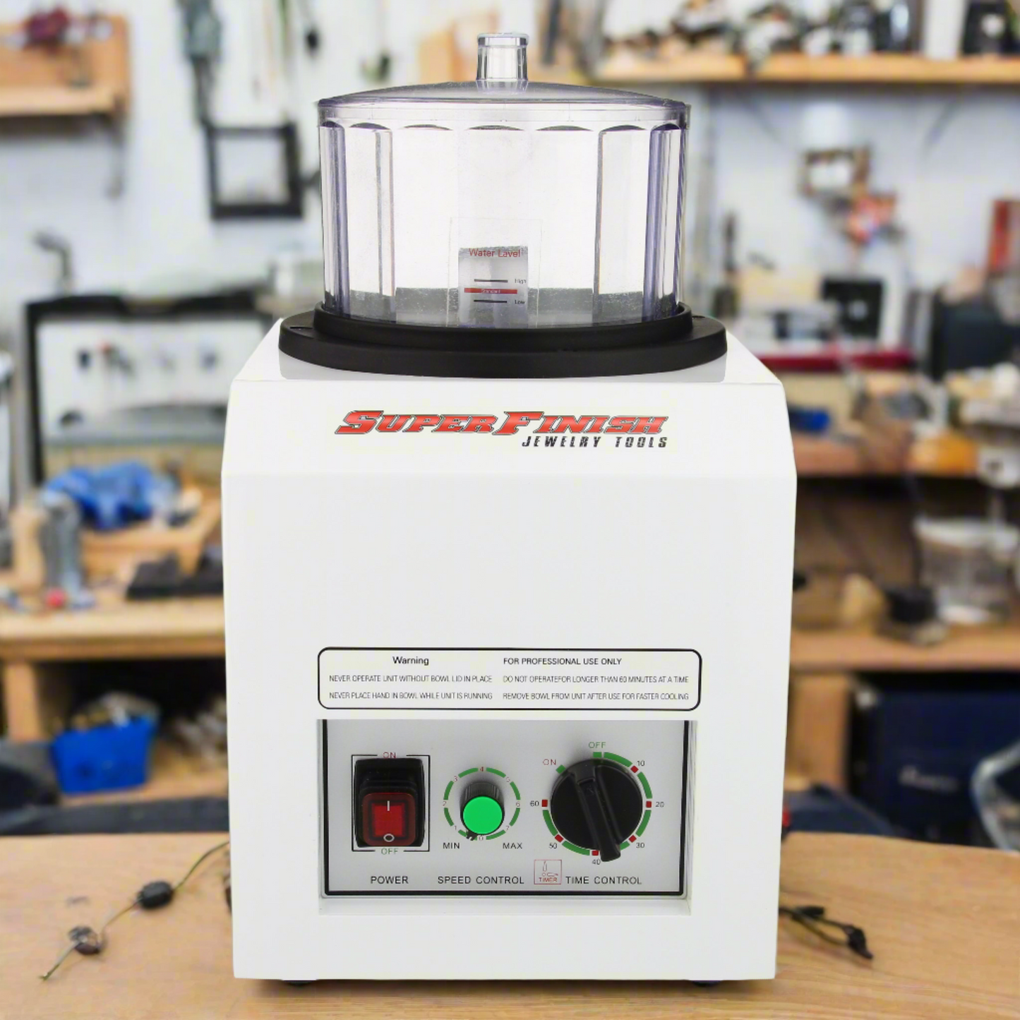 Large Capacity Magnetic Pin Finisher, 80 rings, 7" Bowl - Arbe Super Finisher Pepetools