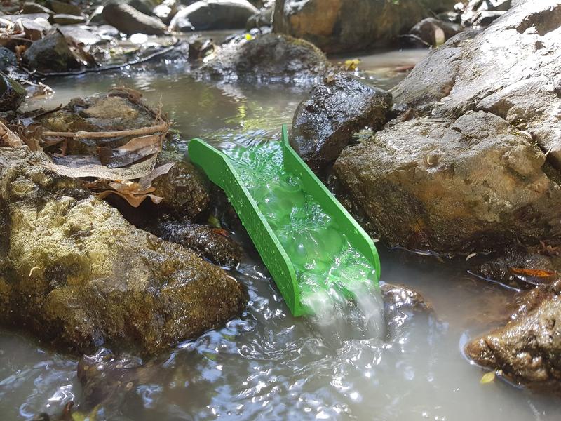 Mini Pocket Sluice Box with Dream Mat | Gold Prospecting Equipment Prospectors Dream