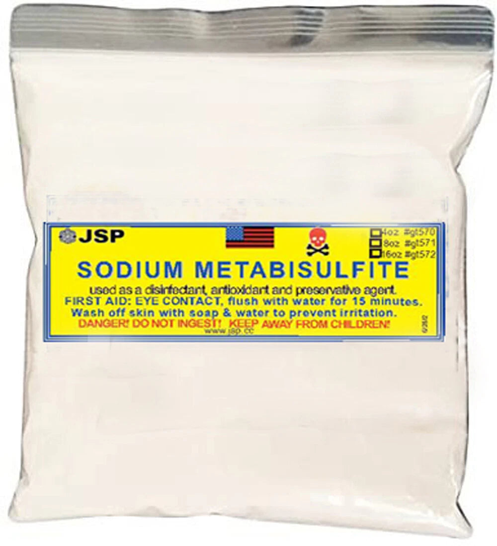 JSP Sodium Metabisulfite 5lb Bag Gold Precipitant Powder for Refining Recovery Aqua Regia