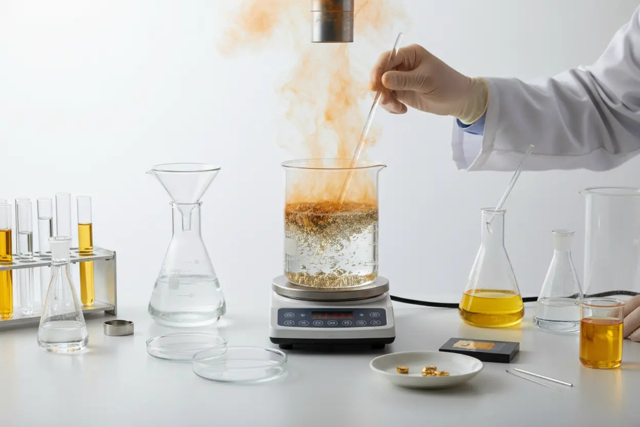 Gold Recovery & Refining Kit | Complete Chemical Solution for Scrap Gold Salvage - GOLD TESTING EQUIPMENT