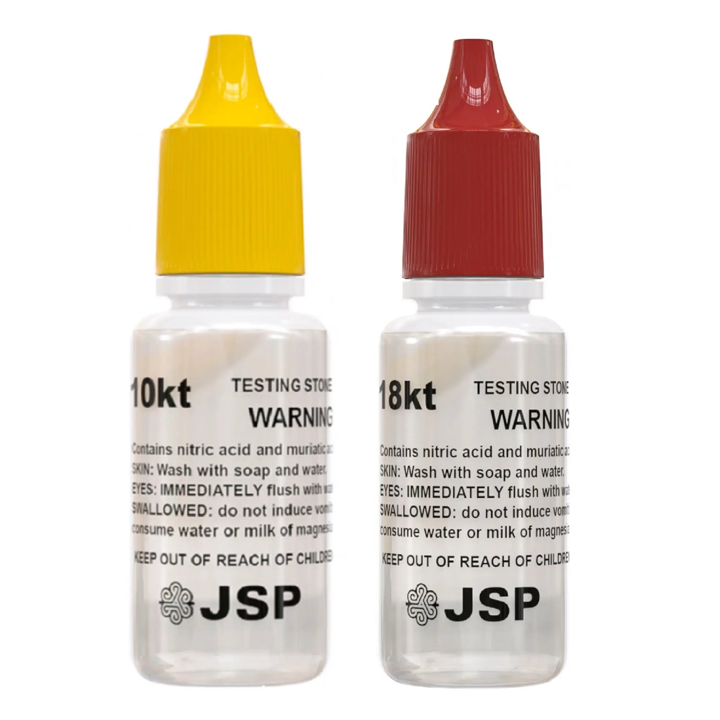 JSP Gold Testing Solutions 10K & 18K Jewelry Precious Metals Test Kit JSP