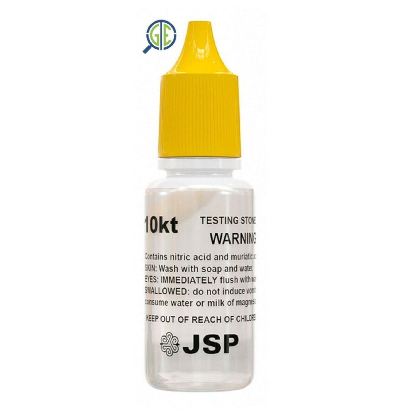 JSP Gold Silver Jewelry Metals Testing Acid 10k 14k 18k Kit + Scratch Test Stone
