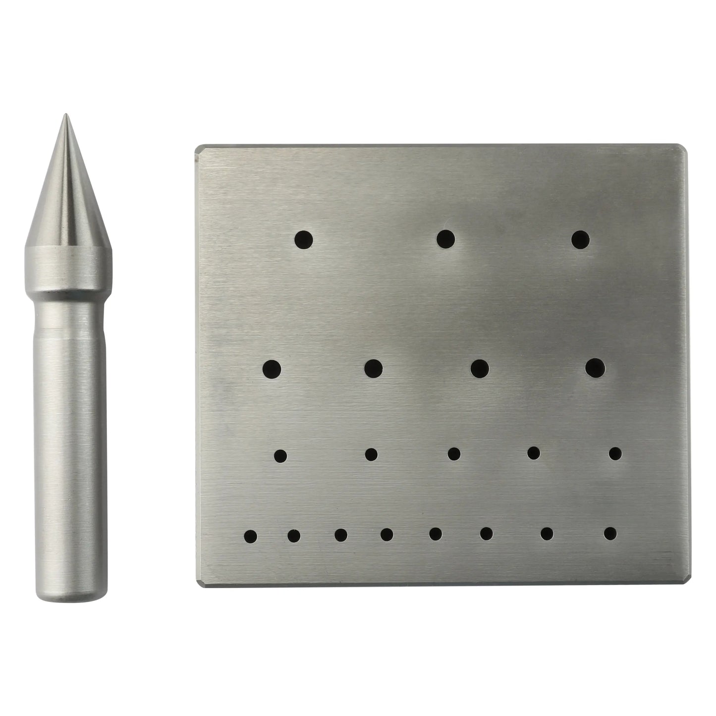 Round Bezel Forming Block, 20 holes, 17° Taper, 5mm - 20mm Diameter Pepetools