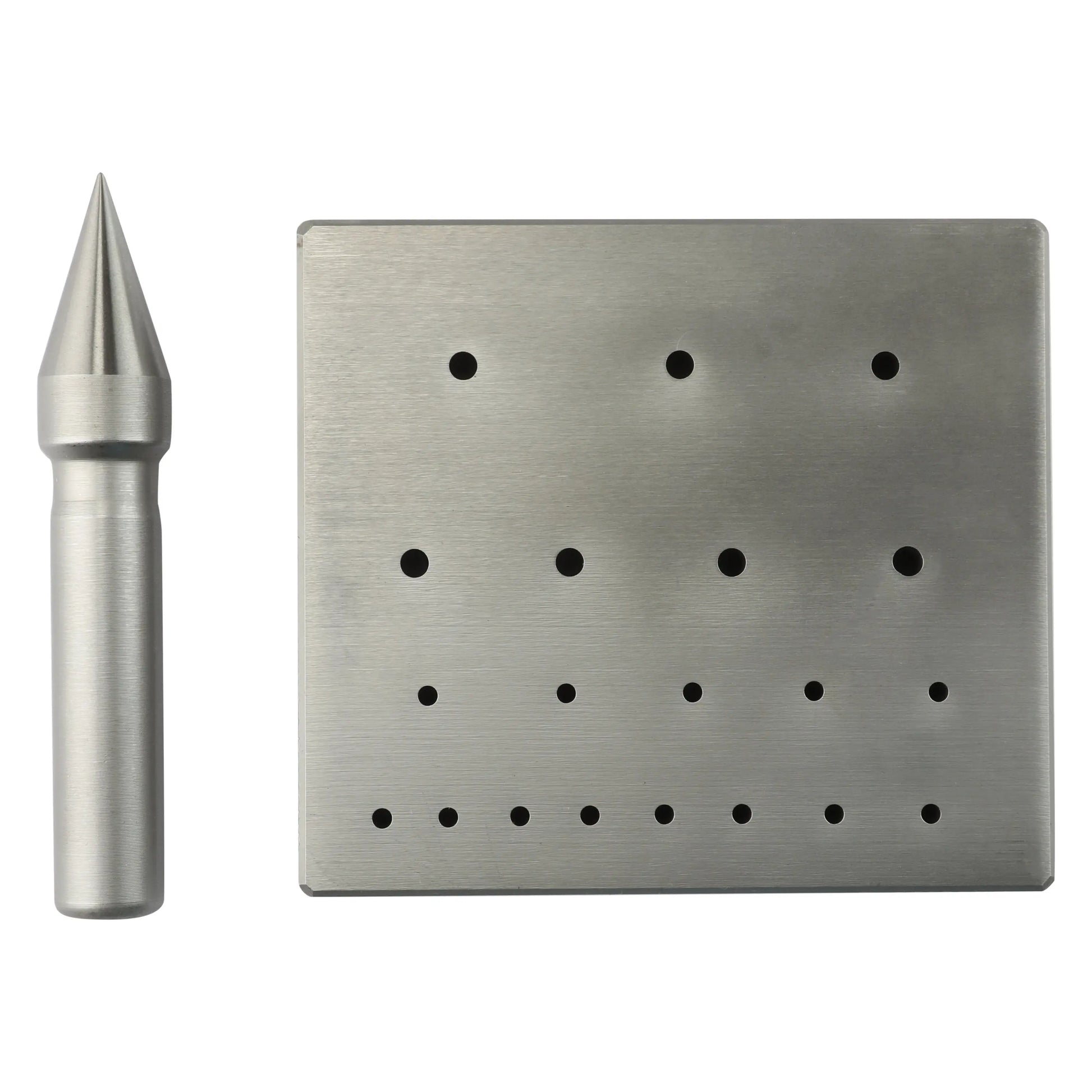 Round Bezel Forming Block, 20 holes, 17° Taper, 5mm - 20mm Diameter Pepetools