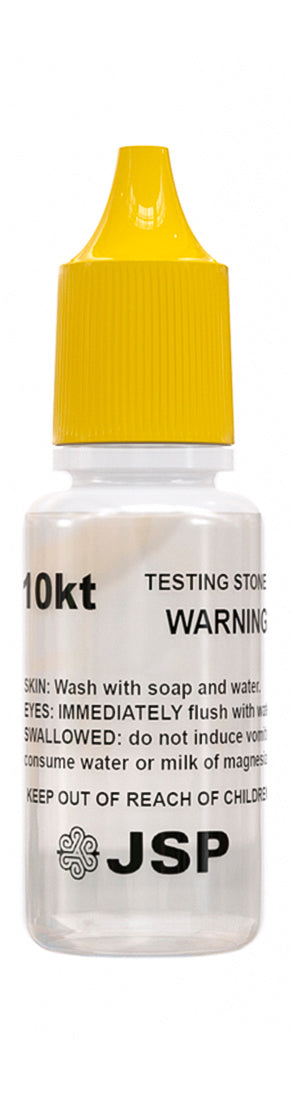 JSP 10K Yellow & White Gold Jewelry Test Testing Acid Solution Tester Bottle