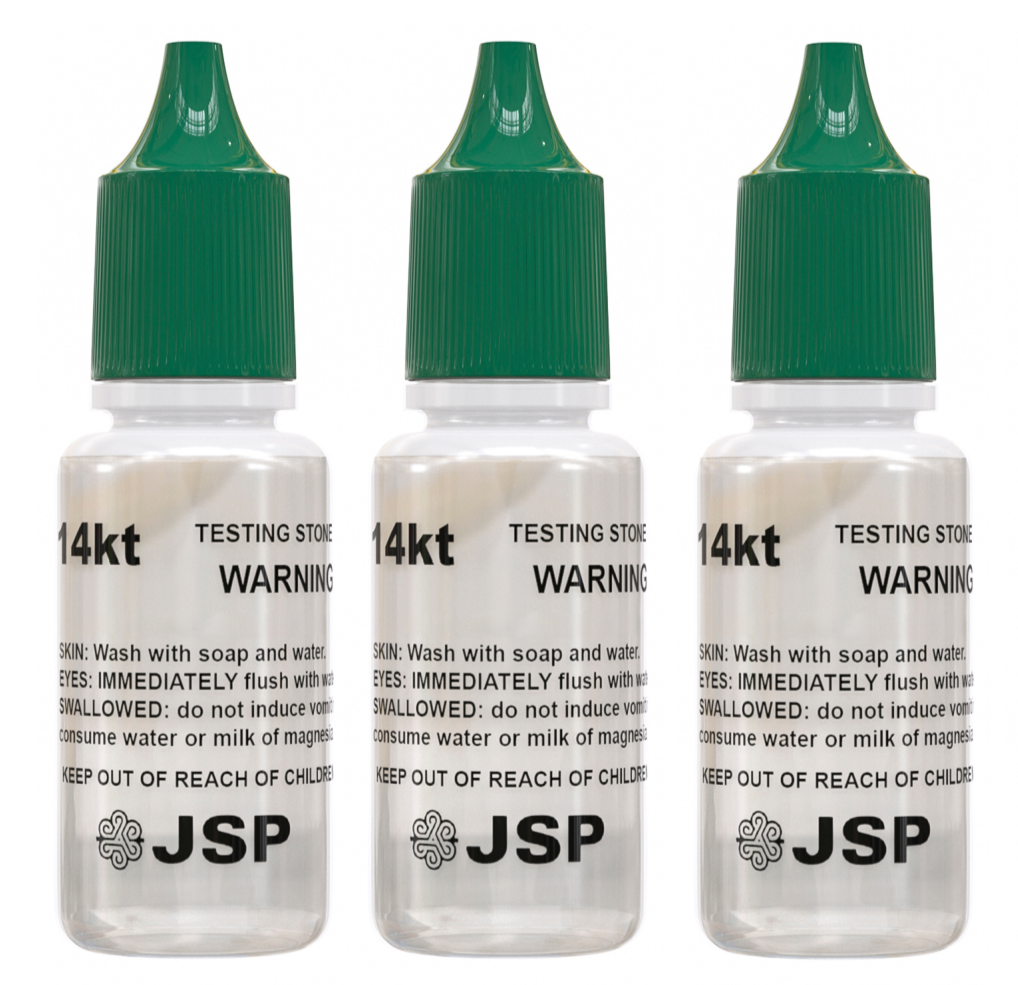Testing Gold 14k JSP 14K Gold Testing Acid – Fresh USA Made Gold Test Solution – GOLD ...
