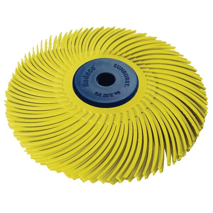 Dedeco® Sunburst® 3" 3-Ply Radial Bristle Disc Assortment