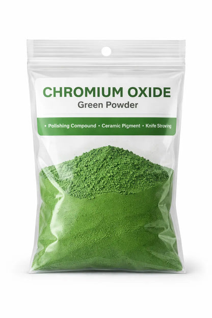 Chromium Oxide Green Powder 8 oz – Polishing Compound & Ceramic Pigment GOLD TESTING EQUIPMENT