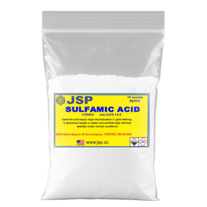 JSP 99.95% Sulfamic Acid – For E-Waste, Gold Refining & Metal Cleaning GOLD TESTING EQUIPMENT