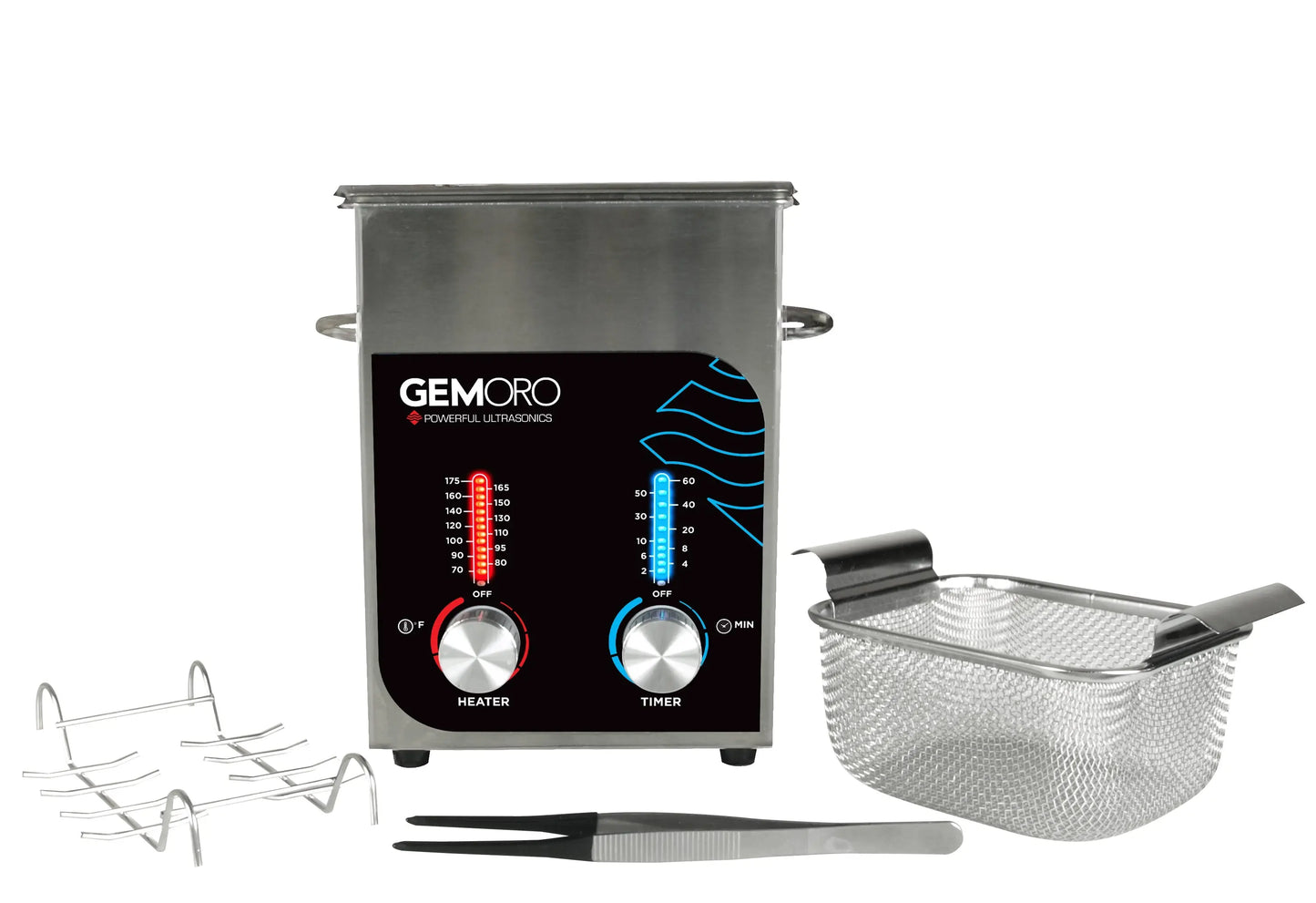 Ultrasonic (2 Quart) With Heater & Accessories - GEMORO Pepetools