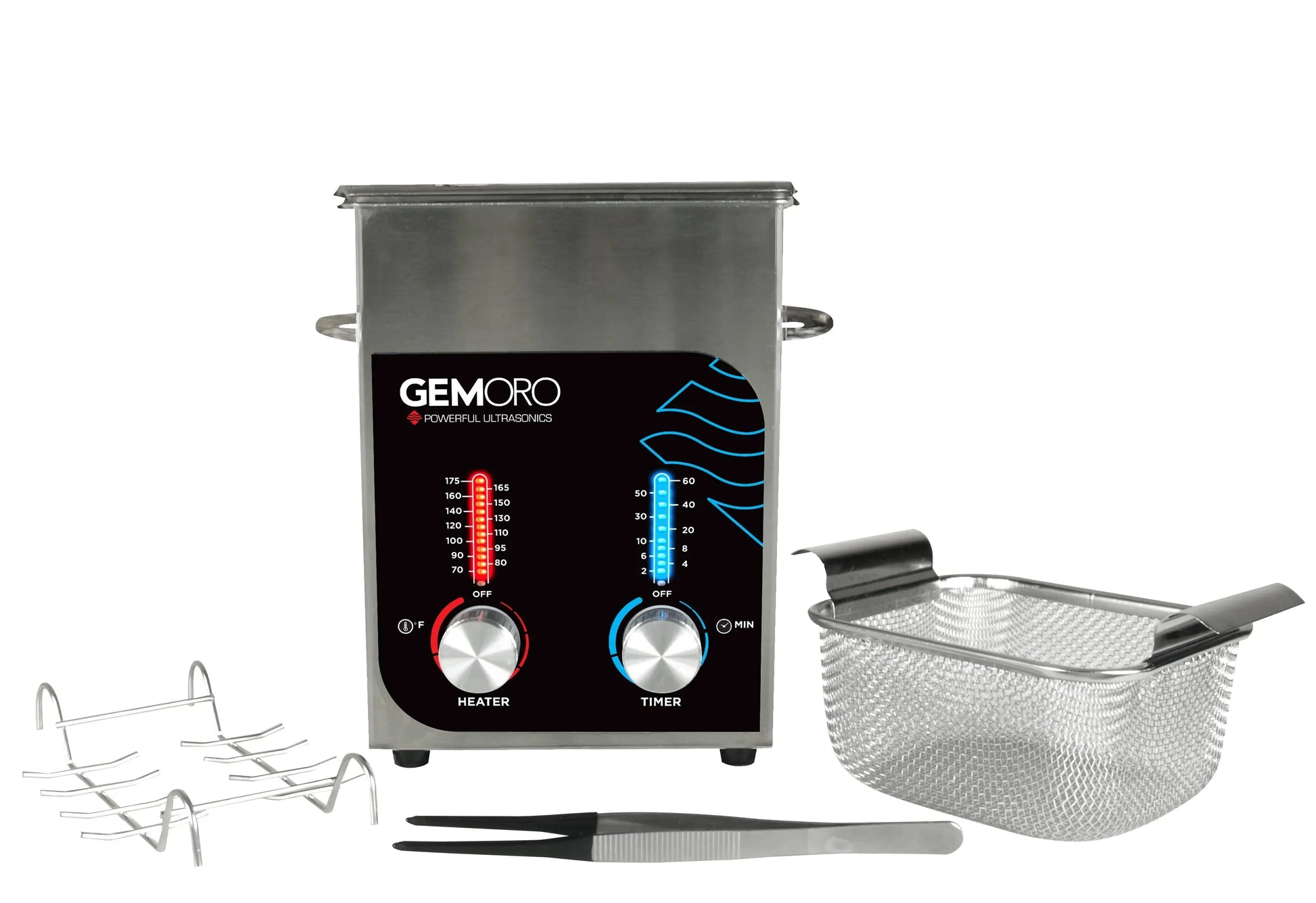 Ultrasonic (2 Quart) With Heater & Accessories - GEMORO Pepetools