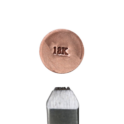 Jewelers Metal Stamp, Hardened Steel, Hallmarking Pepetools