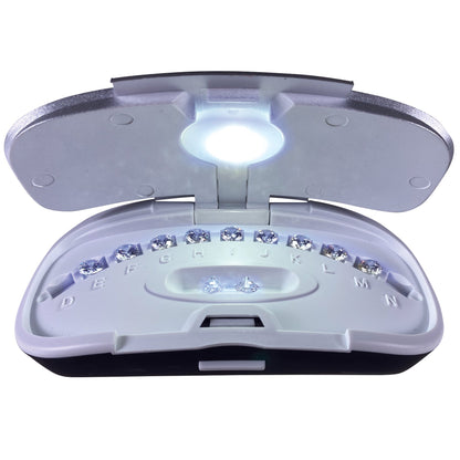 Open view of CZ Master Set Pro 2 1.00CT Stone Set showcasing multiple stones in its organizing case with white background
