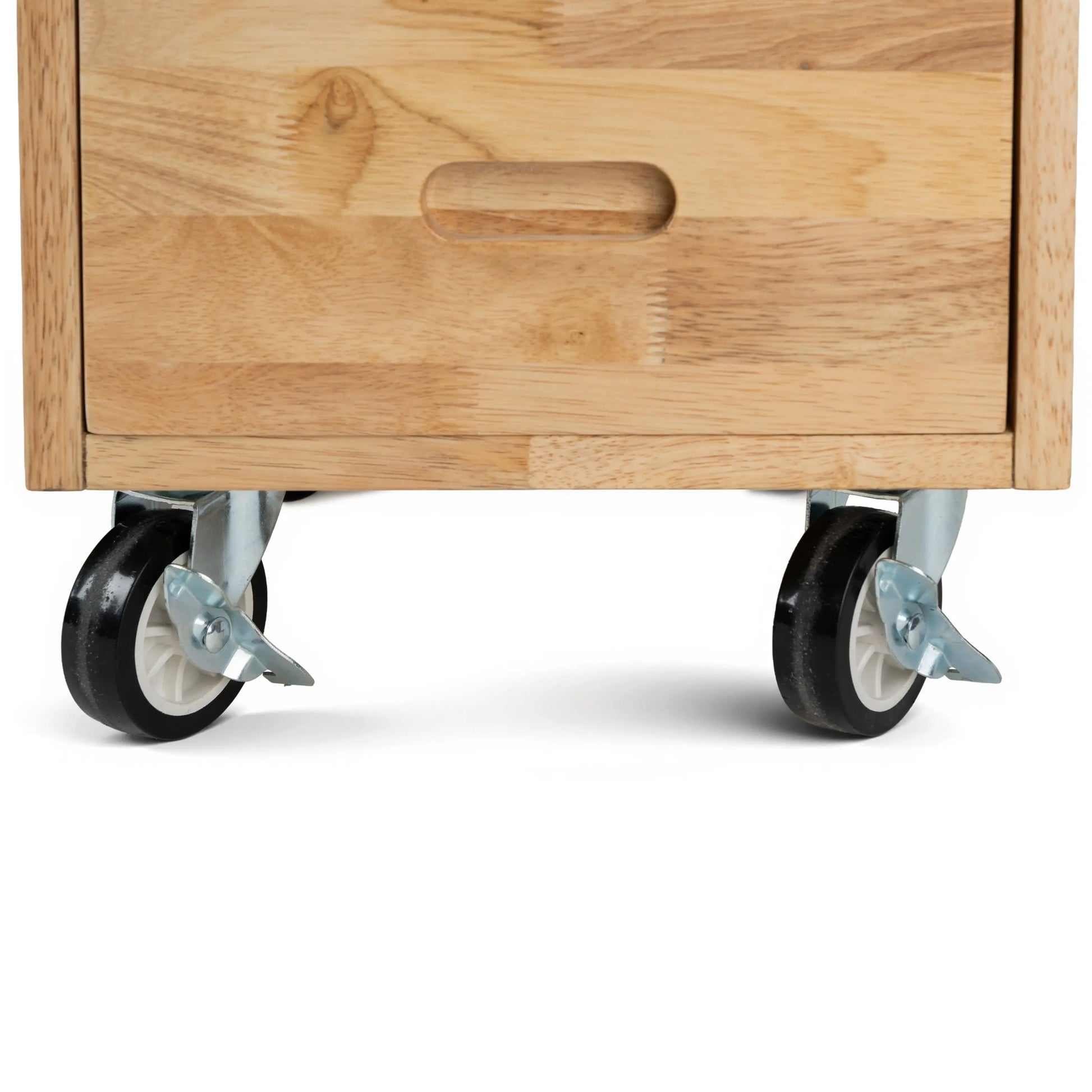 7 Drawer Rolling Cabinet - Heavy Duty Casters, Hardwood Pepetools