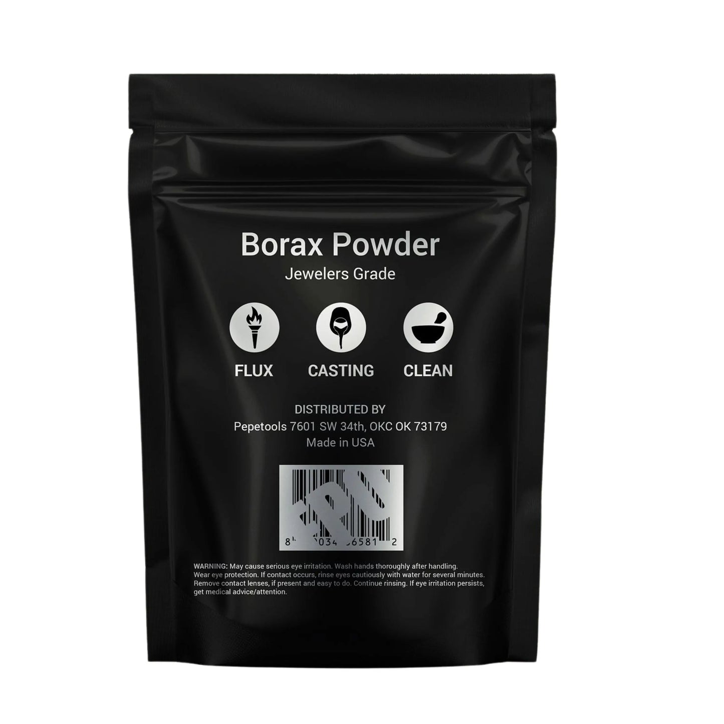 Borax by Bench Basics – Jeweler’s Grade (1lb) Pepetools