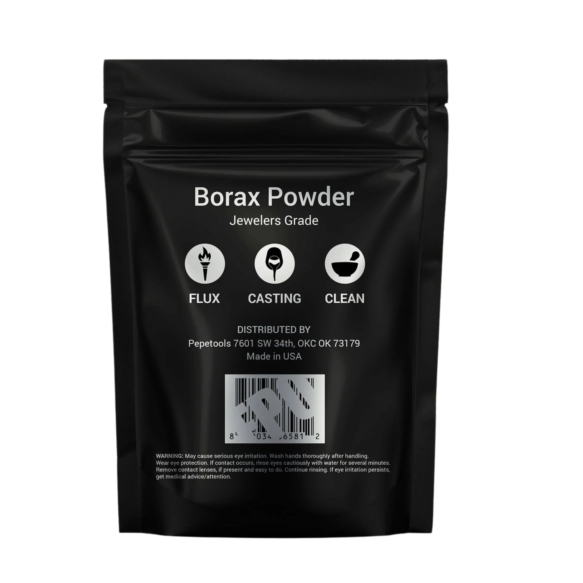 Borax by Bench Basics – Jeweler’s Grade (1lb) Pepetools