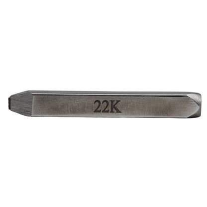 Jewelers Metal Stamp, Hardened Steel, Hallmarking Pepetools