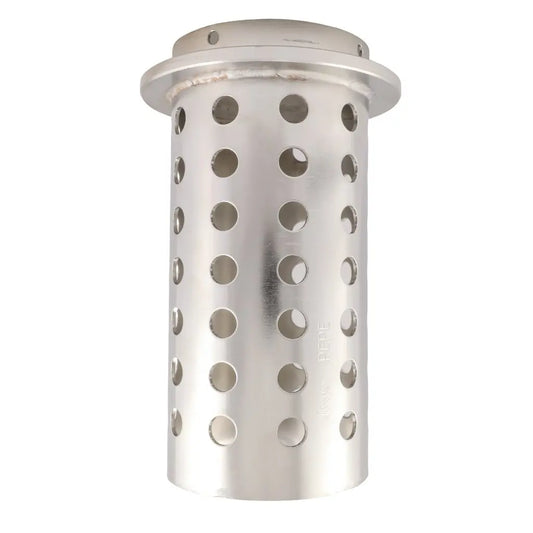 Perforated Stainless Steel Casting Flasks (4" x 8 1/2", Flanged) - Large Pepetools