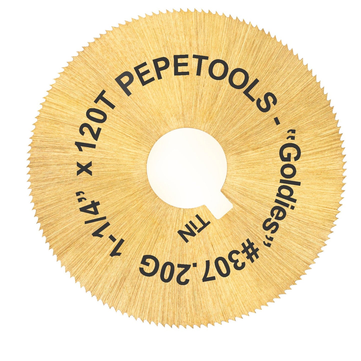 JRM2 Standard Blade TiN Coated "Goldies" 1.25"