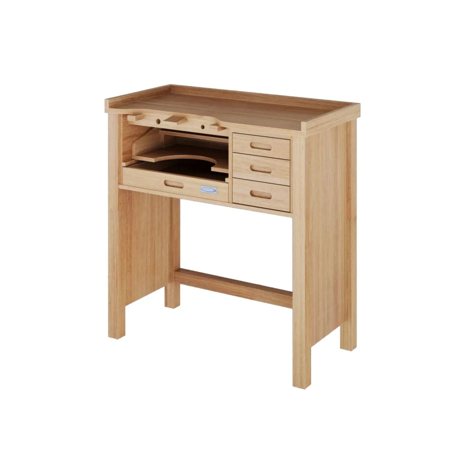 Classic Jewelers Work Bench, Premium Grade, Hardwood Pepetools