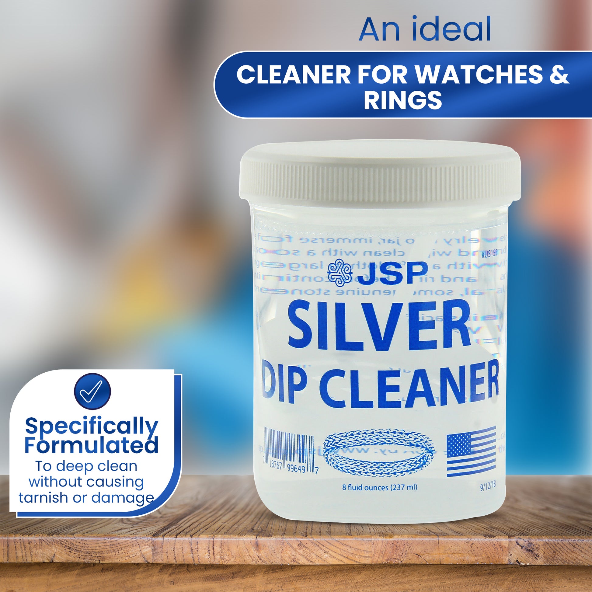 Tarnish Cleaner Silver Cleaning Chemical JSP Sterling Silver Dip